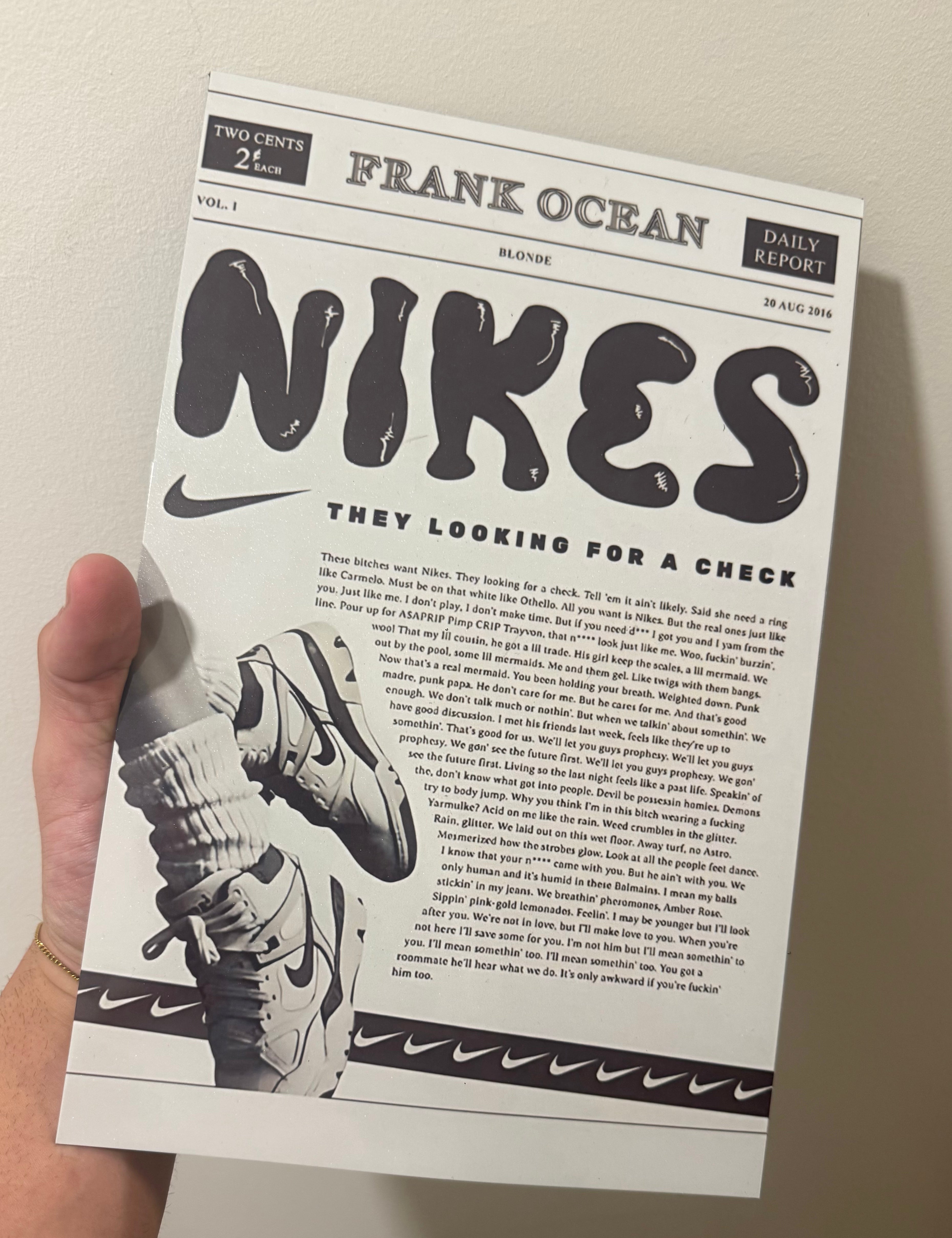 A4 Posters Magnet ( 20X30cm)